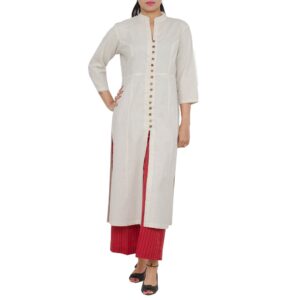 Cotton Kurta - Natural Colour