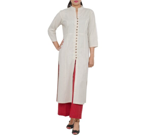 Cotton Kurta - Natural Colour